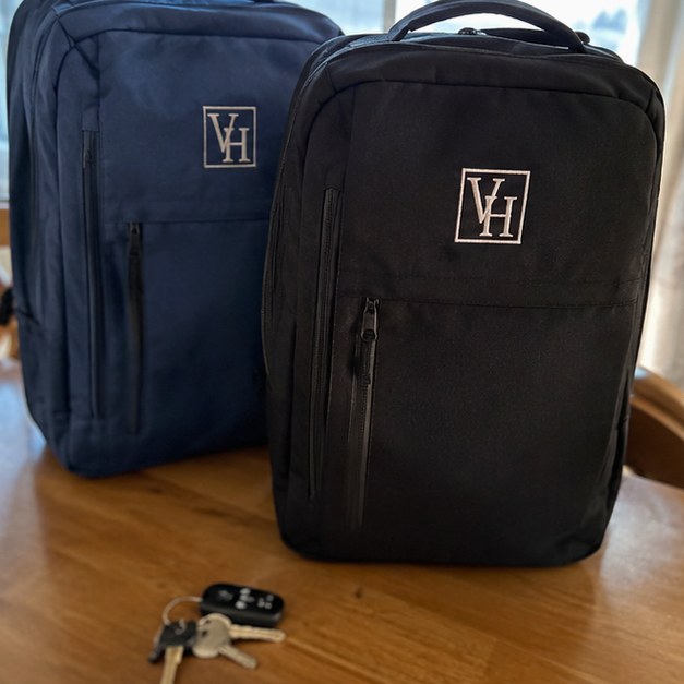 Personalized backpacks — customer photo